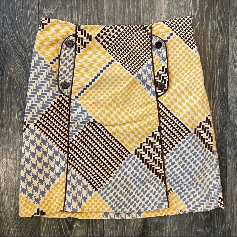 Anthropologie Maeve size 4 houndstooth skirt